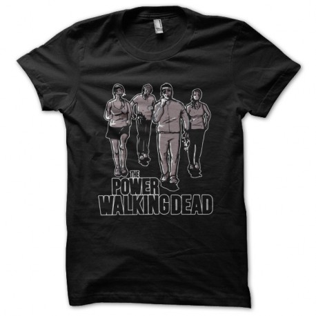 Shirt the power walkingdead noir pour homme et femme