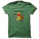 Shirt winnie l'ourson l anarchie vert pour homme et femme