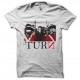 Shirt turn blanc pour homme et femme