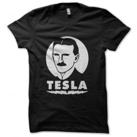 Shirt nikola tesla noir pour homme et femme