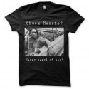 Shirt Danny Trejo Chuck Norris noir pour homme et femme