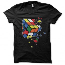 Shirt Rubik's cube cassé sheldon cooper noir pour homme et femme
