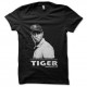 Shirt Tiger Wood noir pour homme et femme