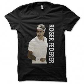 Shirt roger federer noir pour homme et femme