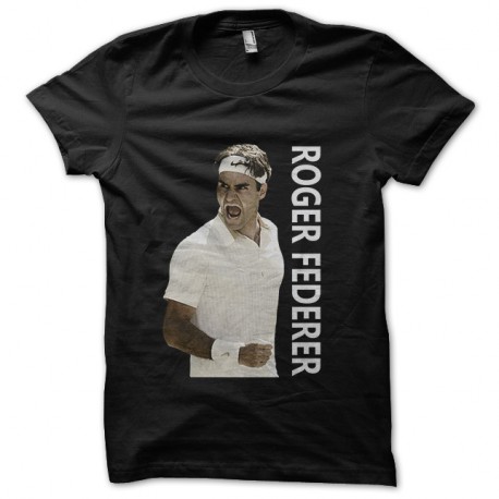 Shirt roger federer noir pour homme et femme