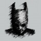 Shirt Batman art gris pour homme et femme