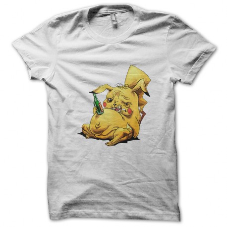 Shirt pikachu le clochard blanc pour homme et femme