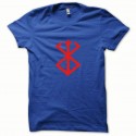 Shirt Berserk rouge/bleu royal pour homme et femme