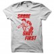 Shirt Shane Shot first blanc pour homme et femme