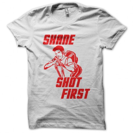 Shirt Shane Shot first blanc pour homme et femme