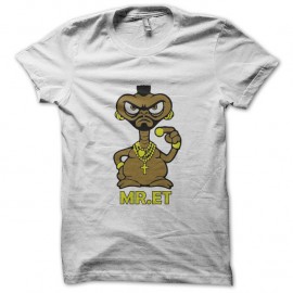 Shirt Mister T en E.T blanc pour homme et femme