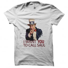 Shirt Call Saul I want you breaking bad blanc pour homme et femme
