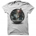 teeshirt Watchdogs jeu video blanc pour homme et femme