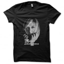 Shirt Maria Sharapova noir pour homme et femme