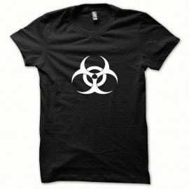 Shirt Biohazard blanc/noir pour homme et femme