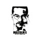 Shirt Malcom X blanc pour homme et femme