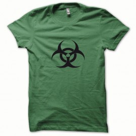 Shirt Biohazard noir/vert bouteille pour homme et femme
