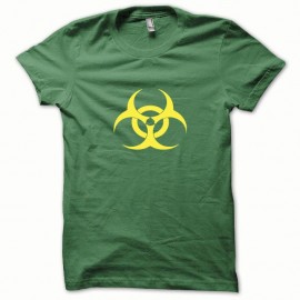 Shirt Biohazard jaune/vert bouteille pour homme et femme