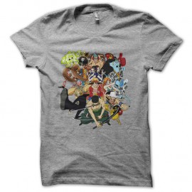 Shirt One Piece la troupe gris pour homme et femme