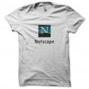 Shirt Netscape Blanc pour homme et femme