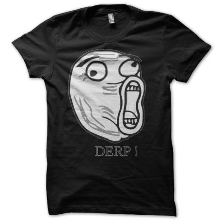 Shirt Derp durr noir pour homme et femme