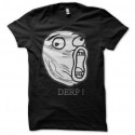 Shirt Derp durr noir pour homme et femme