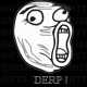 Shirt Derp durr noir pour homme et femme