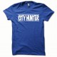 Shirt City Hunter blanc/bleu royal pour homme et femme