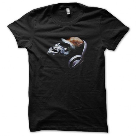 Shirt singe et sa musique noir pour homme et femme