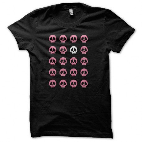 Shirt Girly skull pirate noir pour homme et femme