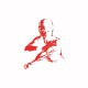 Shirt Cobra rouge/blanc pour homme et femme