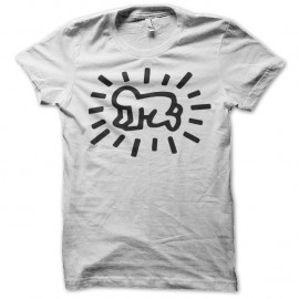 Shirt keith harring 06 blanc pour homme et femme