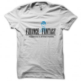 Shirt finance fantasy blanc pour homme et femme