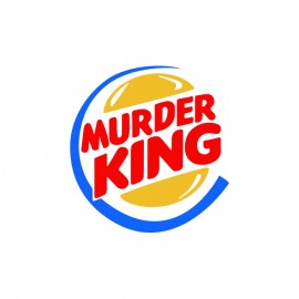 Shirt murder king blanc pour homme et femme