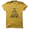 Shirt Logo Aztechno jaune pour homme et femme