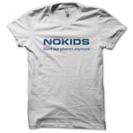 Shirt nokia parodie nokids blanc pour homme et femme