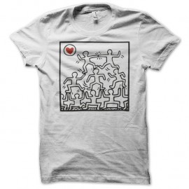 Shirt keith harring 12 blanc pour homme et femme