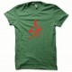 Shirt Cobra rouge/vert bouteille pour homme et femme