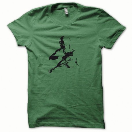 Shirt Cobra noir/vert bouteille pour homme et femme