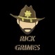 Shirt rick grimes walking dead noir pour homme et femme
