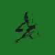 Shirt Cobra noir/vert bouteille pour homme et femme