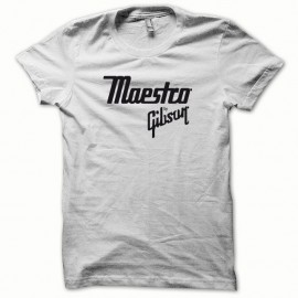Shirt Maestro Gibson classic Blanc/Noir pour homme et femme