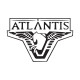 Shirt Atlantis patch blanc pour homme et femme