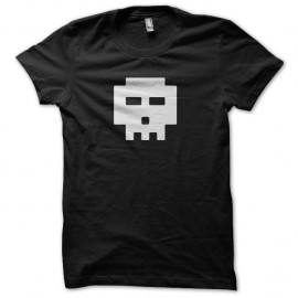 Shirt Lo Fi Skull noir pour homme et femme
