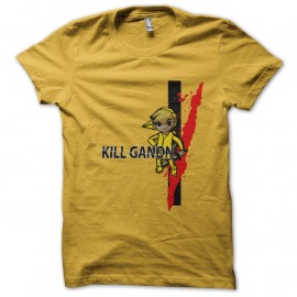 Shirt link Kill bill jaune pour homme et femme
