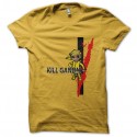 Shirt link Kill bill jaune pour homme et femme