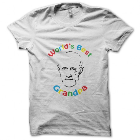 Shirt world's best grandpablanc pour homme et femme