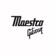 Shirt Maestro Gibson classic Blanc/Noir pour homme et femme