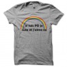 Shirt je suis pd je suce des bites gris pour homme et femme