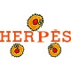 Shirt Herpes parodie hermes blanc pour homme et femme